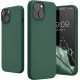 KW iPhone 14 Θήκη Σιλικόνης Rubberized TPU - Forest Green - 59079.166