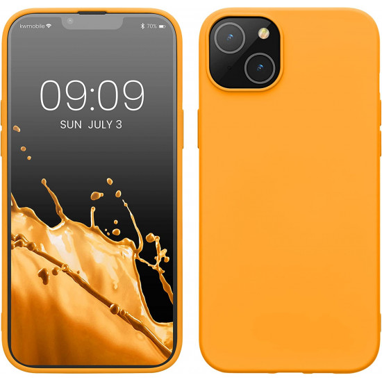 KW iPhone 14 Plus Θήκη Σιλικόνης Rubberized TPU - Fruity Orange - 59080.150