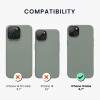 KW iPhone 14 Plus Θήκη Σιλικόνης Rubberized TPU - Gray Green - 59080.172