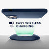 KW iPhone 14 Pro Θήκη Σιλικόνης Rubberized TPU - Navy Blue - 59081.116