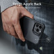 ESR iPhone 14 Pro Max Air Armor Σκληρή Θήκη με Πλαίσιο Σιλικόνης - Ημιδιάφανη / Frosted Black