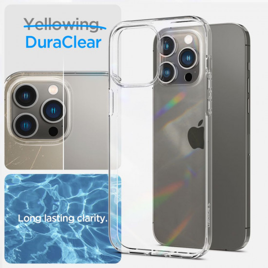 Spigen iPhone 14 Pro Max Crystal Pack Θήκη Σιλικόνης με Προστασία Οθόνης - Crystal Clear