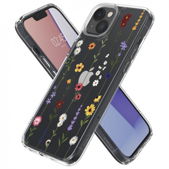 Spigen Cyrill iPhone 14 Plus / iPhone 15 Plus Cecile Σκληρή Θήκη με Πλαίσιο Σιλικόνης - Flower Garden