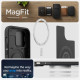 Spigen iPhone 14 Pro Max Optik Armor Mag Θήκη Σιλικόνης με Κάλυμμα για την Κάμερα και MagSafe - Black