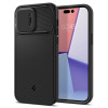 Spigen iPhone 14 Pro Max Optik Armor Mag Θήκη Σιλικόνης με Κάλυμμα για την Κάμερα και MagSafe - Black