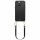 Spigen Cyrill iPhone 14 Pro Classic Charm Mag Σκληρή Θήκη MagSafe με Πλαίσιο Σιλικόνης και Λουράκι - Black