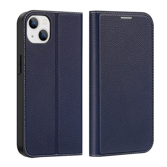 Dux Ducis iPhone 14 Plus Skin X2 Flip Stand Case Θήκη Βιβλίο - Blue