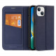 Dux Ducis iPhone 14 Skin X2 Flip Stand Case Θήκη Βιβλίο - Blue