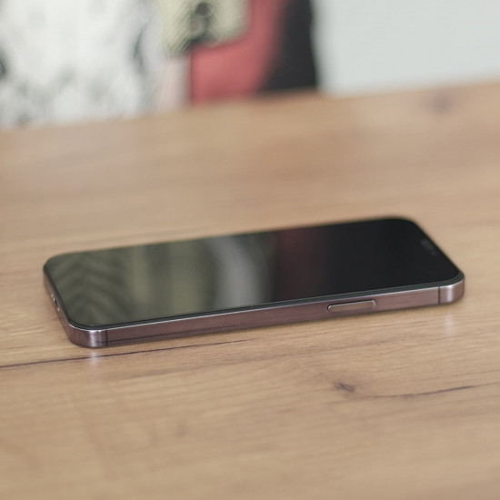 Wozinsky Apple iPhone 14 Pro 9H Anti-Spy Full Screen Full Glue Tempered Glass Αντιχαρακτικό Γυαλί Οθόνης - Black