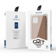 Dux Ducis iPhone 14 Plus Grit Leather Case Θήκη με Επένδυση Συνθετικού Δέρματος και MagSafe - Brown