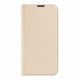 Dux Ducis iPhone 14 Pro Max Flip Stand Case Θήκη Βιβλίο - Gold