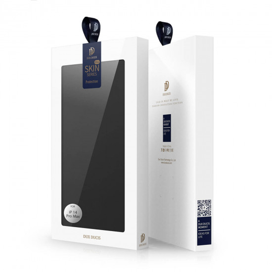 Dux Ducis iPhone 14 Pro Max Flip Stand Case Θήκη Βιβλίο - Black