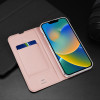 Dux Ducis iPhone 14 Plus Flip Stand Case Θήκη Βιβλίο - Rose Gold