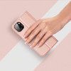Dux Ducis iPhone 14 Plus Flip Stand Case Θήκη Βιβλίο - Rose Gold