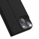 Dux Ducis iPhone 14 Flip Stand Case Θήκη Βιβλίο - Black