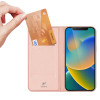 Dux Ducis iPhone 14 Flip Stand Case Θήκη Βιβλίο - Rose Gold