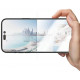 PanzerGlass iPhone 14 Pro Max Ultra-Wide Fit Anti-reflective Antibacterial Easy Aligner Full Screen Αντιχαρακτικό Γυαλί Οθόνης - Black