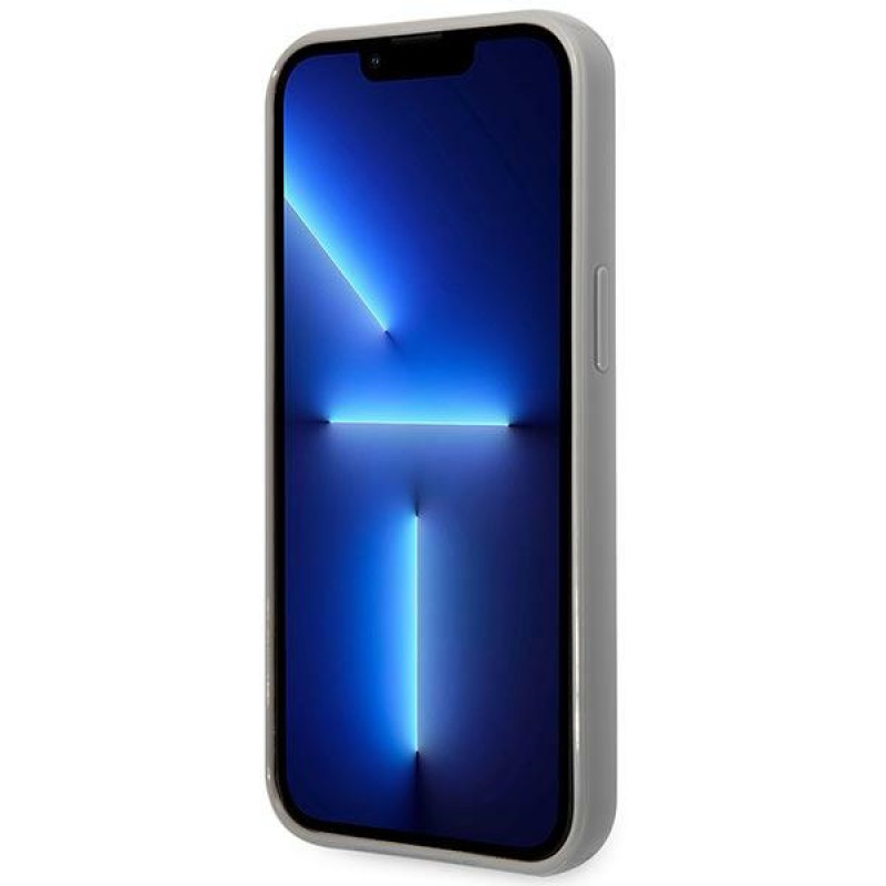 Karl Lagerfeld iPhone 14 Pro Max - Iridescent Monogram Σκληρή Θήκη με Πλαίσιο Σιλικόνης - Silver - KLHCP14XLGMMSV3 Karl Lagerfeld iPhone 14 Pro Max - Iridescent Monogram Σκληρή Θήκη με Πλαίσιο Σιλικόνης - Silver - KLHCP14XLGMMSV3