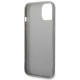 Karl Lagerfeld iPhone 14 Plus - Iridescent Monogram Σκληρή Θήκη με Πλαίσιο Σιλικόνης - Silver - KLHCP14MLGMMSV3