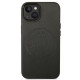 Karl Lagerfeld iPhone 14 Plus - Leather Perforated Logo Σκληρή Θήκη με Επένδυση Συνθετικού Δέρματος - Black - KLHCP14MFWHK