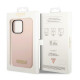 Guess iPhone 14 Pro Silicone Logo Plate MagSafe Θήκη Σιλικόνης με MagSafe - Pink - GUHMP14LSBPLP