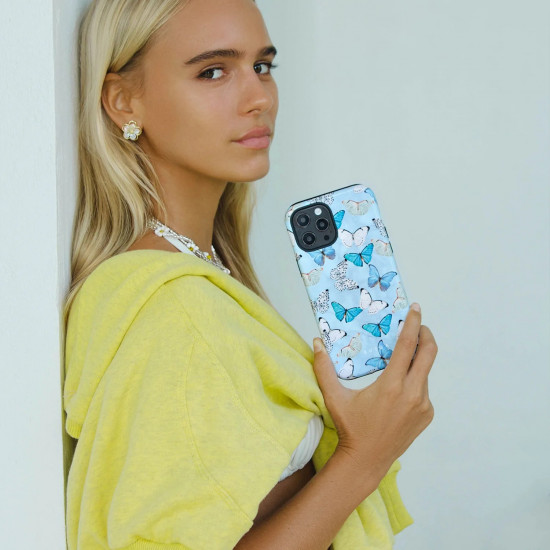 Burga iPhone 14 Pro Fashion Tough Σκληρή Θήκη - Give Me Butterflies