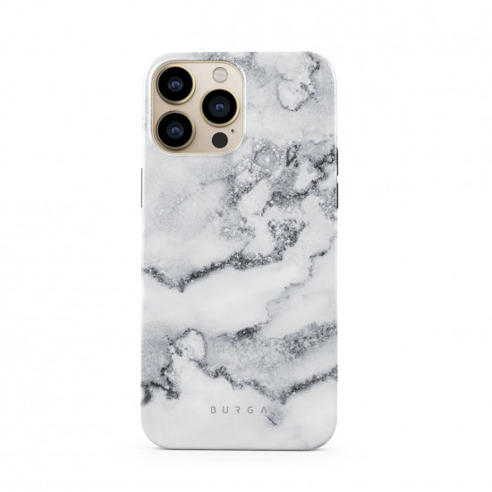 Burga iPhone 14 Pro Max Fashion Tough Σκληρή Θήκη - White Winter