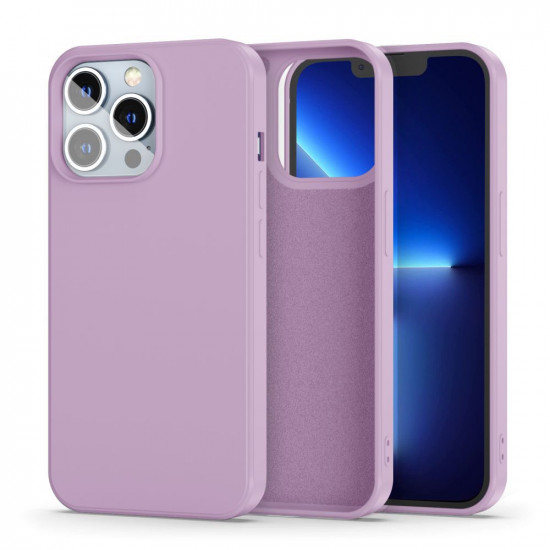 Tech-Protect iPhone 14 Pro Icon Θήκη Σιλικόνης Rubber TPU - Violet