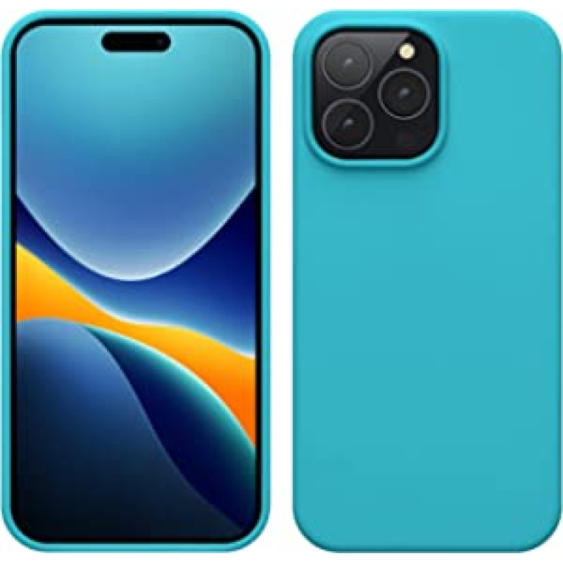 KW iPhone 14 Pro Max Θήκη Σιλικόνης Rubberized TPU - Cool Glacier - 59074.205