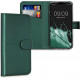 KW iPhone 14 Θήκη Πορτοφόλι Stand - Dark Green - 59212.80