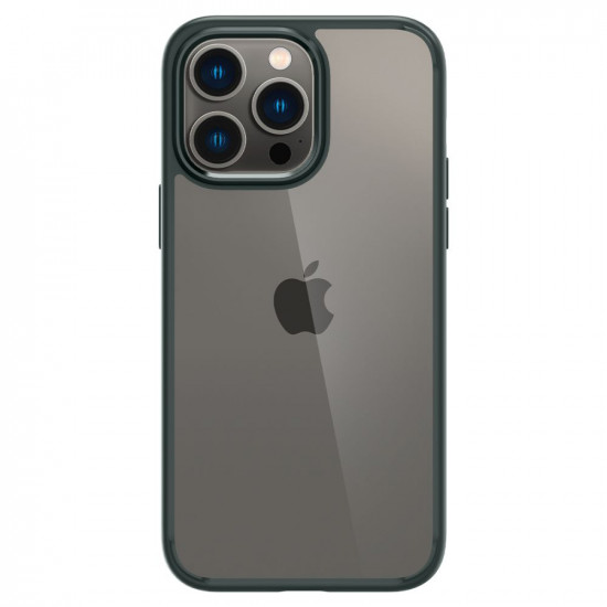 Spigen iPhone 14 Pro Ultra Hybrid Σκληρή Θήκη με Πλαίσιο Σιλικόνης - Abyss Green