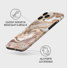 Burga iPhone 14 Pro Max Fashion Tough Σκληρή Θήκη - Cappuccino