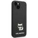 Karl Lagerfeld iPhone 14 Silicone Choupette Body Θήκη Σιλικόνης - Black - KLHCP14SSLCTBK