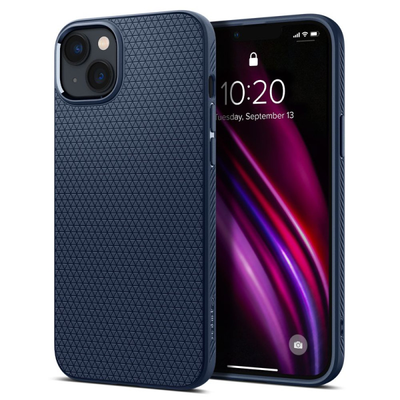 Spigen iPhone 14 Plus / iPhone 15 Plus Liquid Air Θήκη Σιλικόνης - Navy Blue