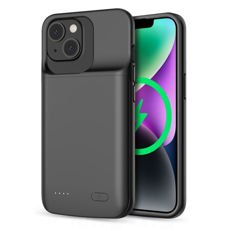 Tech-Protect iPhone 14 / iPhone 14 Pro Powercase Θήκη με Ενσωματωμένη Μπαταρία 4800mAh - Black Tech-Protect iPhone 14 / iPhone 14 Pro Powercase Θήκη με Ενσωματωμένη Μπαταρία 4800mAh - Black