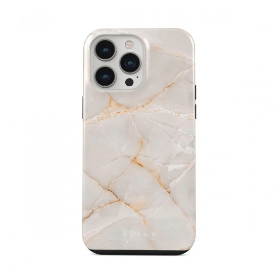 Burga iPhone 14 Pro Fashion Tough Σκληρή Θήκη - Vanilla Sand
