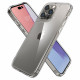 Spigen iPhone 14 Pro Max Quartz Hybrid Θήκη με Πλαίσιο Σιλικόνης και Όψη Γυαλιού Tempered Glass - Crystal Clear