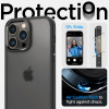 Spigen iPhone 14 Pro Max Ultra Hybrid Σκληρή Θήκη με Πλαίσιο Σιλικόνης - Frost Black