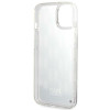 Karl Lagerfeld iPhone 14 - Liquid Glitter Monogram Σκληρή Θήκη με Πλαίσιο Σιλικόνης - Βlack - KLHCP14SLMNMK
