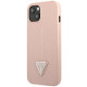 Guess iPhone 14 Plus Saffiano Σκληρή Θήκη με Πλαίσιο Σιλικόνης - Pink - GUHCP14MPSATLP