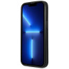 Guess iPhone 14 Pro Max Saffiano Σκληρή Θήκη με Πλαίσιο Σιλικόνης - Black - GUHCP14XPSATLK