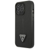 Guess iPhone 14 Pro Max Saffiano Σκληρή Θήκη με Πλαίσιο Σιλικόνης - Black - GUHCP14XPSATLK