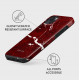 Burga iPhone 14 Fashion Tough Σκληρή Θήκη - Iconic Red Ruby