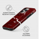 Burga iPhone 14 Pro Fashion Tough Σκληρή Θήκη - Iconic Red Ruby