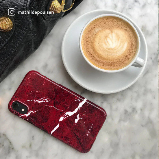 Burga iPhone 14 Pro Fashion Tough Σκληρή Θήκη - Iconic Red Ruby