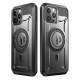 Supcase iPhone 14 Pro Max UB Pro Mag Magsafe Σκληρή Θήκη με Προστασία Οθόνης και Stand με Magsafe - Black