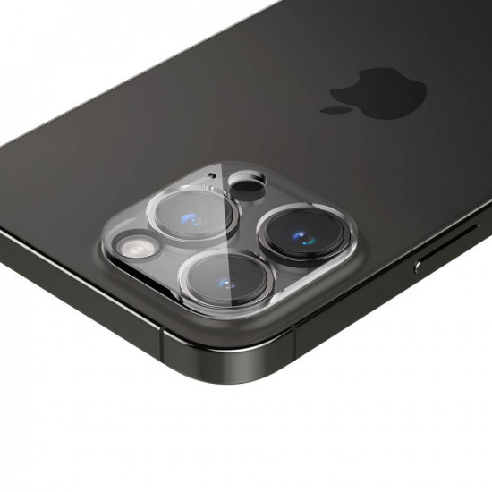 Spigen iPhone 14 Pro / 14 Pro Max Aparatu Optik.TR Αντιχαρακτικό Γυαλί για την Κάμερα - 2 Τεμάχια - Διάφανο