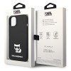 Karl Lagerfeld iPhone 14 Plus Silicone Choupette Body Θήκη Σιλικόνης - Black - KLHCP14MSLCTBK
