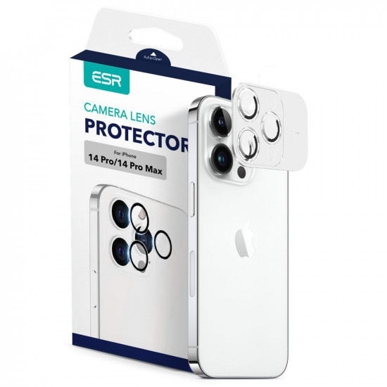 ESR iPhone 14 Pro / 14 Pro Max Camera Lens Αντιχαρακτικό Γυαλί για την Κάμερα - Black