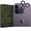 Hofi iPhone 14 Pro / iPhone 14 Pro Max CamRing Pro+ Αντιχαρακτικό Γυαλί για την Κάμερα - Deep Purple